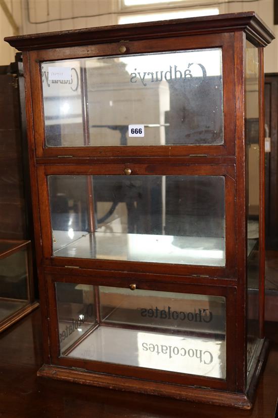 Cadburys display cabinet